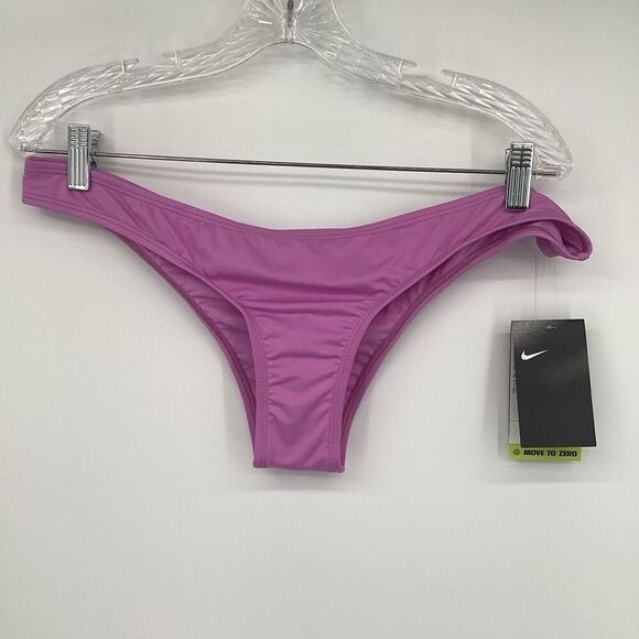 Ladies Nike Bikini Swim Bottom -NWT pink / white XL - Picture 1 of 4